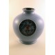 Moorcroft Pottery Blue Fames Vase - Perfect